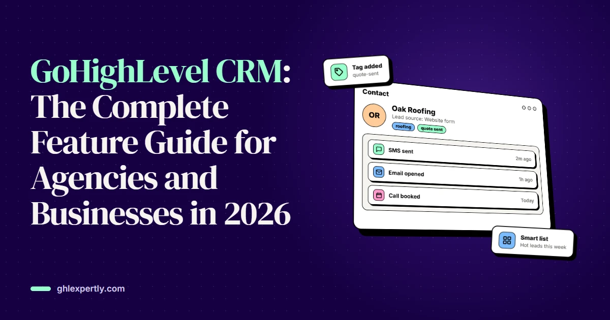 GoHighLevel CRM: The Complete Feature Guide for Agencies and Businesses in 2026